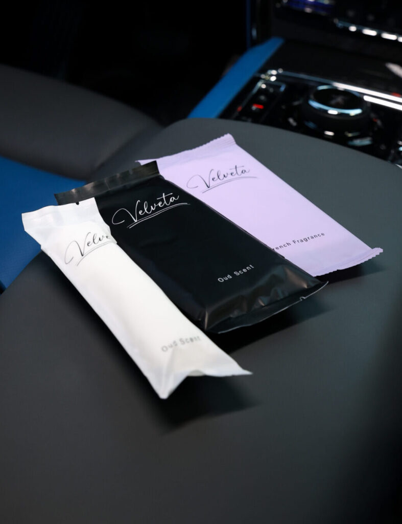 velveta wet towels for airlines in Qatar