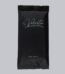 Velveta black microfiber folded wet towel – 25x25 cm individually wrapped – 300 pcs bulk box