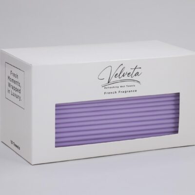 velveta wet wipes handy pack – purple– 15 pieces