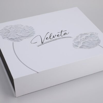 velveta luxury cotton wet towels box – 40 pieces